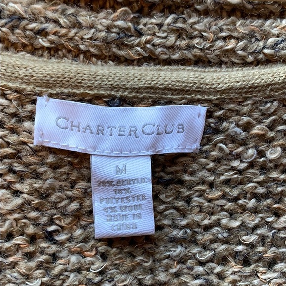 Charter Club short sleeve cardigan sweater NWOT - Picture 5 of 6